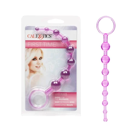 Anal Beads First Time Love 8.25" Pink