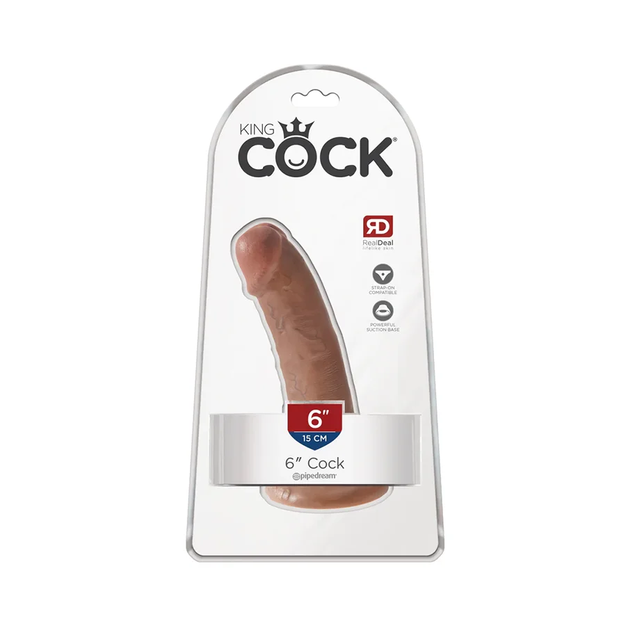 Dildo 6" King Cock® - Caramel