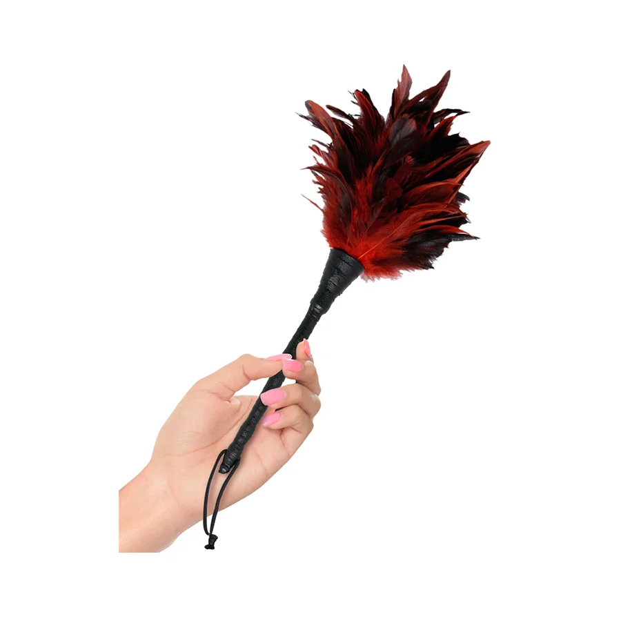 Frisky Feather Duster Red Fetish