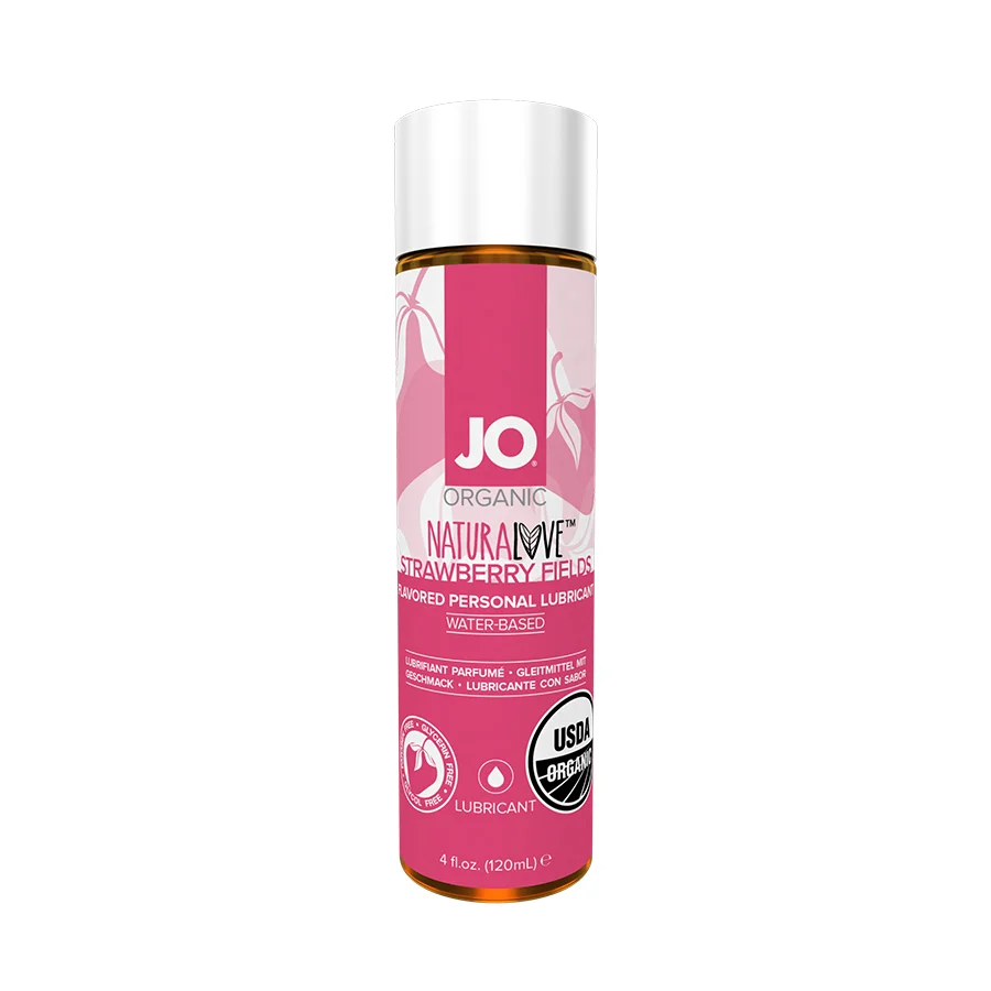 JO Lubricant Water Based Naturalove Strawberry 4 oz