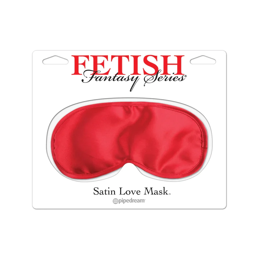 Satin Love Mask Red Fetish Fantasy