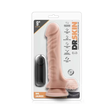 Dr. James 9 Inch Vibrating Cock with Balls