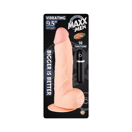Vibrating Dildo Maxx Men Straight 9.5 Inch