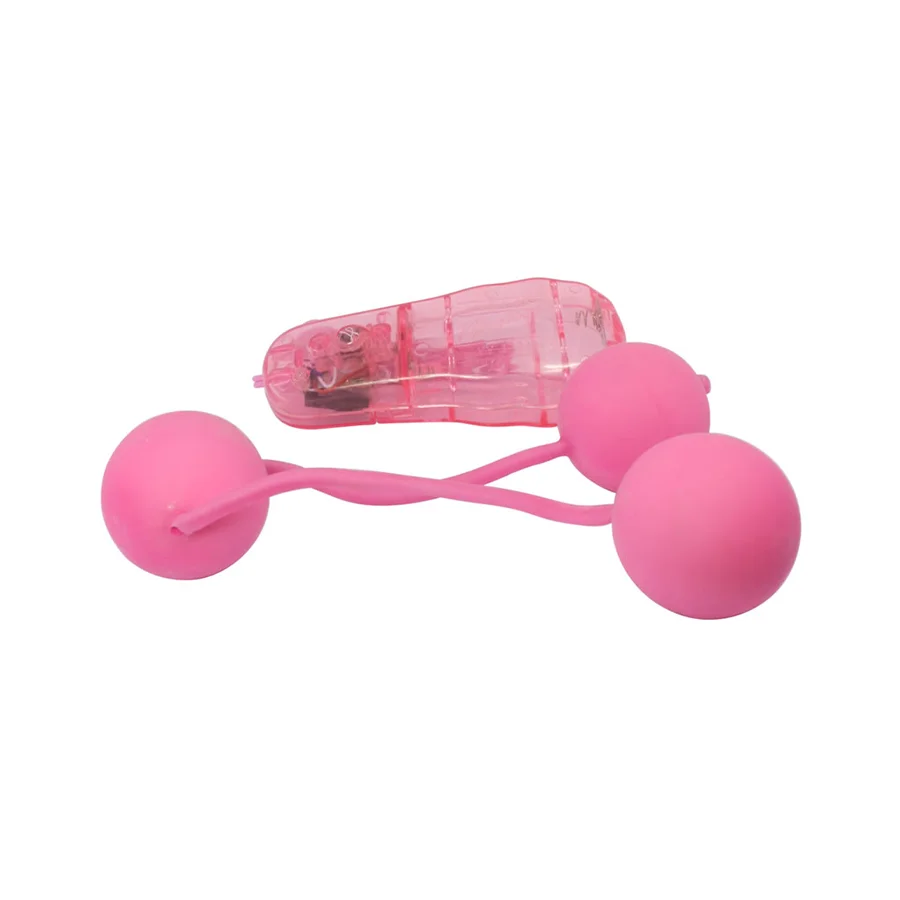 Vibrating Ben-Wa Kegel Balls - Pink
