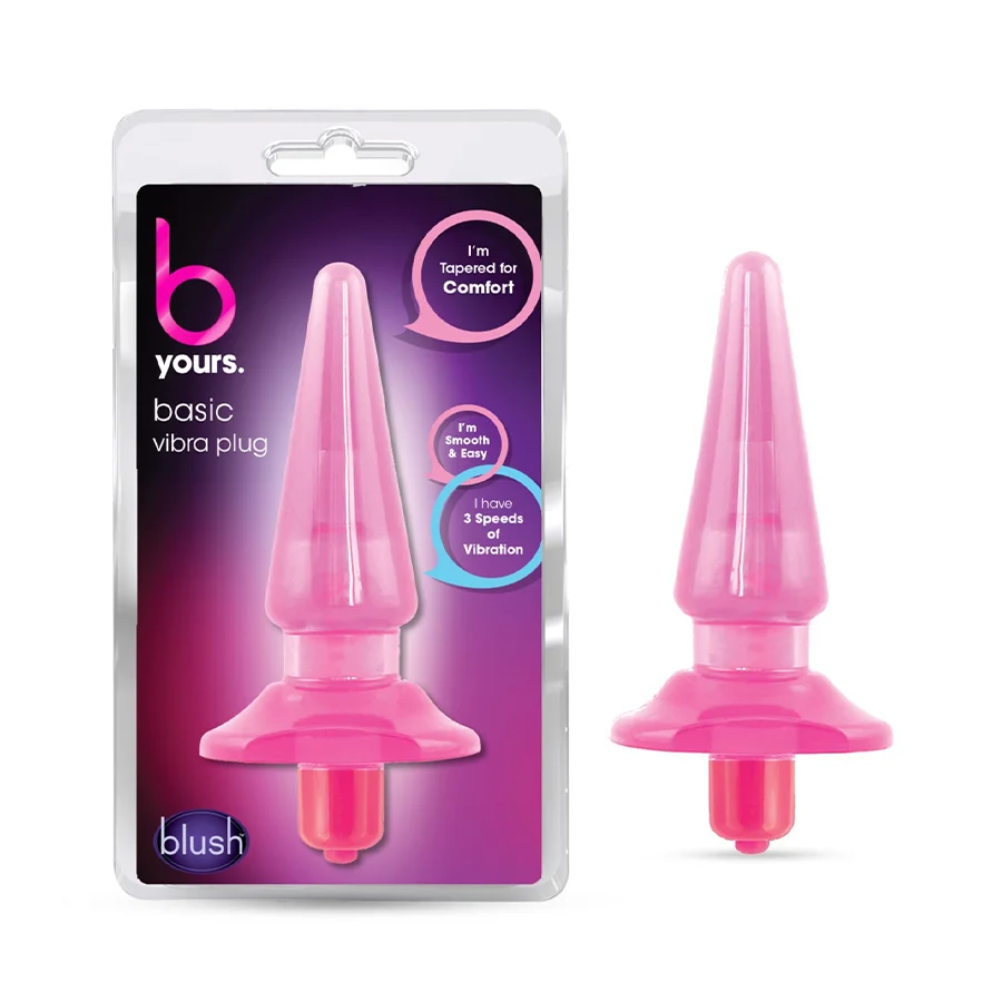 Vibrating Butt Plug B Yours Basic - Pink