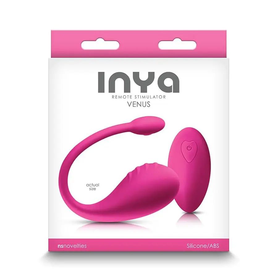 Inya Venus Rechargeable Bullet Vibrator with Remote Control - Silicone / ABS